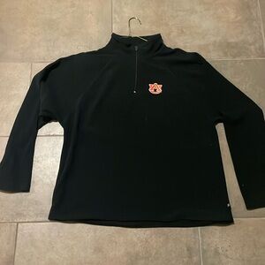 Men’s Auburn. Lightweight fleece Auburn half zip pullover